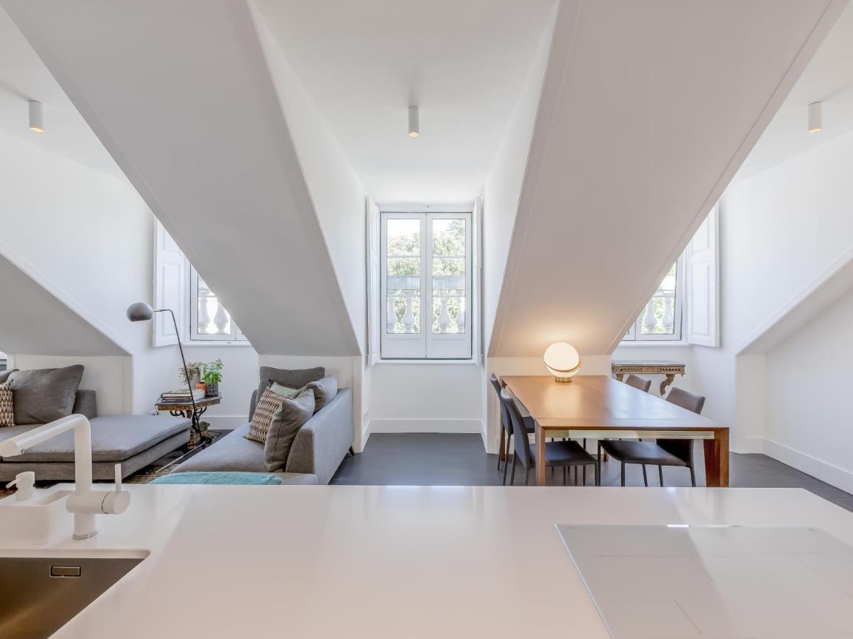 شقة Principe Real Charming Garden View Flat At The Heart Of Lisboa المظهر الخارجي الصورة