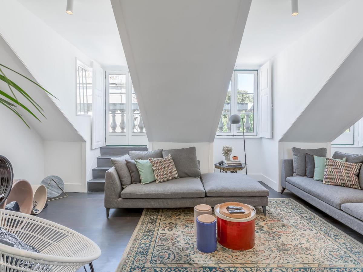 شقة Principe Real Charming Garden View Flat At The Heart Of Lisboa المظهر الخارجي الصورة