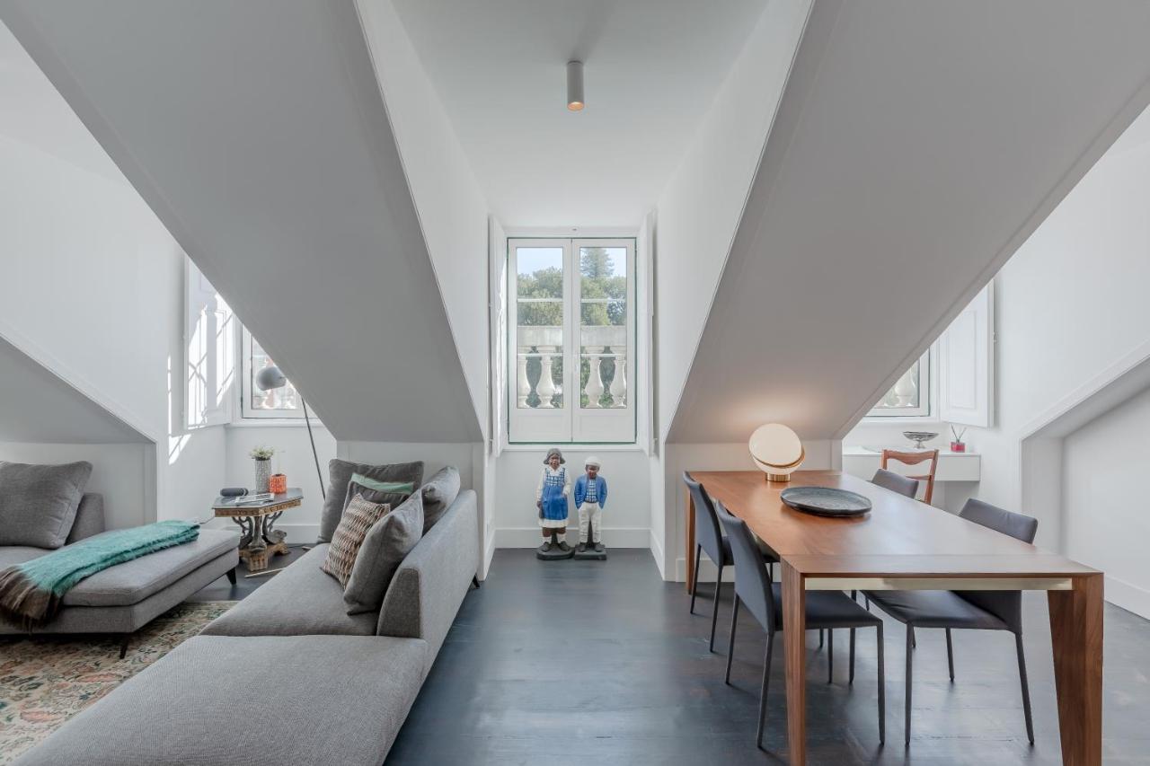 شقة Principe Real Charming Garden View Flat At The Heart Of Lisboa المظهر الخارجي الصورة