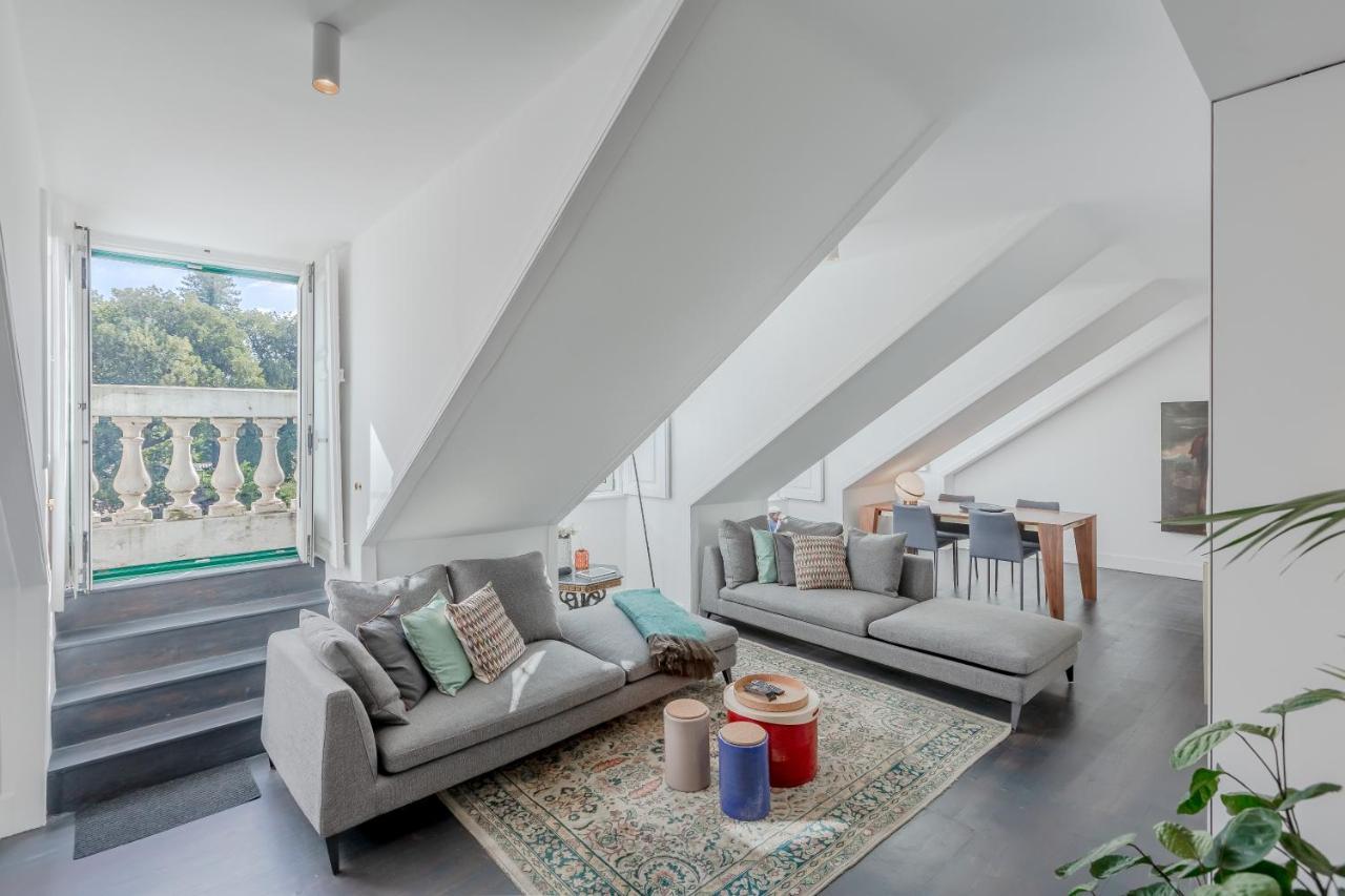 شقة Principe Real Charming Garden View Flat At The Heart Of Lisboa المظهر الخارجي الصورة