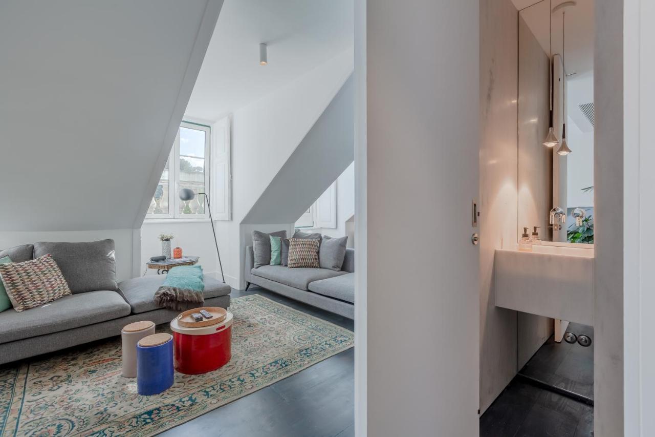شقة Principe Real Charming Garden View Flat At The Heart Of Lisboa المظهر الخارجي الصورة
